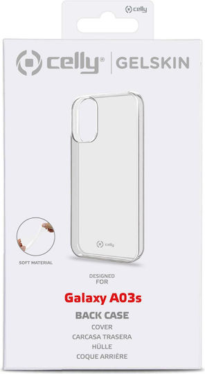 Celly Gelskin Back Cover Σιλικόνης Διάφανο (Galaxy A03s)