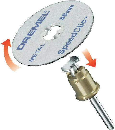 Dremel Metal EZ SpeedClic SC456B Cutting Disc Metal Hole Diameter 38mm 12pcs