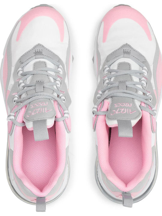 Air Max Air Max 270 React Kids Sports Shoes Running with Laces White