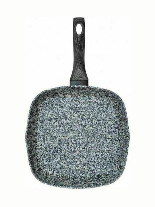 Cryspo Trio Granite Grill made of Aluminum with Stone Coating 28cm