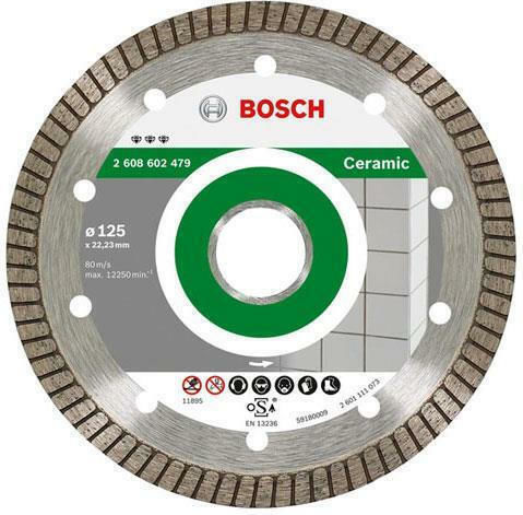 Bosch Δίσκος Κοπής Δομικών Υλικών 125mm