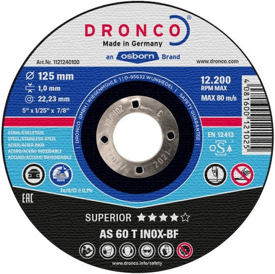 Dronco Disc de tăiere Metalic cu 60 Dinti 125mm