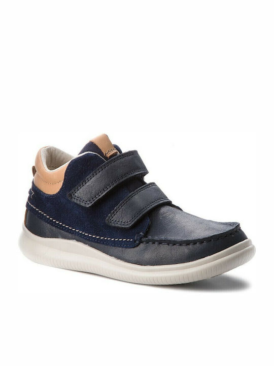 Cloud Tuktu T Kinder Sneakers Hoch Anatomisch mit Klettverschluss Marineblau