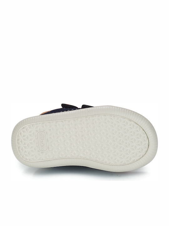 Cloud Tuktu T Kinder Sneakers Hoch Anatomisch mit Klettverschluss Marineblau