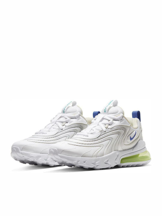 Air Max 270 Kids Sneakers White / Sapphire / Laser Orange