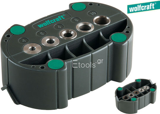 Wolfcraft 4685000 Οδηγός Δράπανου Διάτρησης Φορητός Σετ 5τμχ