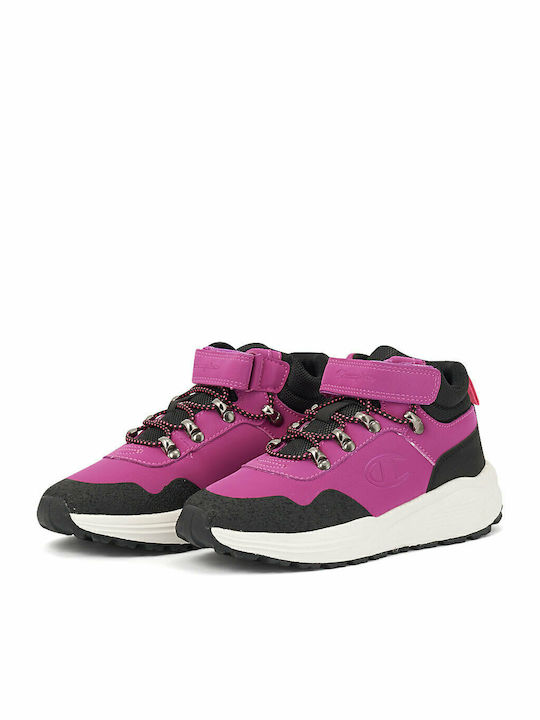 Climb Kinder Sneakers Hoch mit Klettverschluss Lila