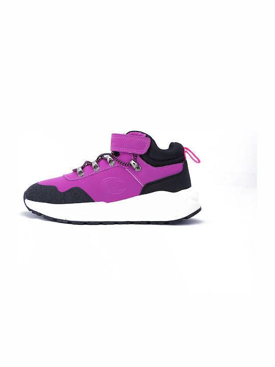 Climb Kinder Sneakers Hoch mit Klettverschluss Lila