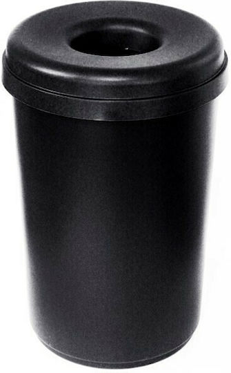 Viomes Recycling Plastic Waste Bin Black 60lt