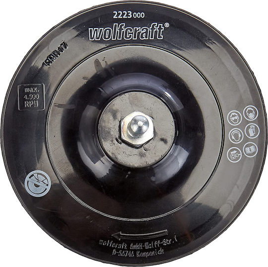 Wolfcraft 2223000 Πέλμα Δράπανου Velcro για Δράπανο 125