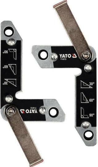 Yato Magnetic Aids Adhesive Magnetic Bases 32kg YT-08723 2pcs