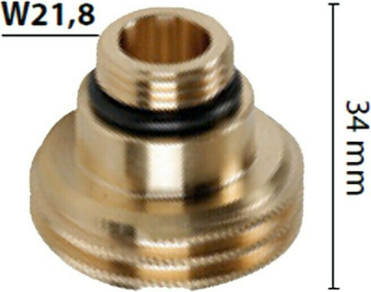 Lampa Адаптер за пълнене на LPG газ Acme W21.8 80mm L6713.6