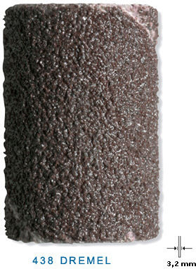 Dremel 438 Tαινία Λείανσης Πολυεργαλείου K120 6.4x6.4mm Σετ 6τμχ