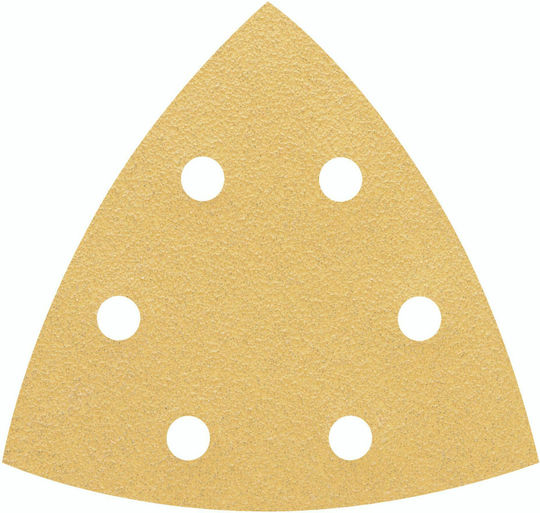 Bosch C470 Delta Sanding Sheet K80 with Holes 93x93mm Set 5pcs
