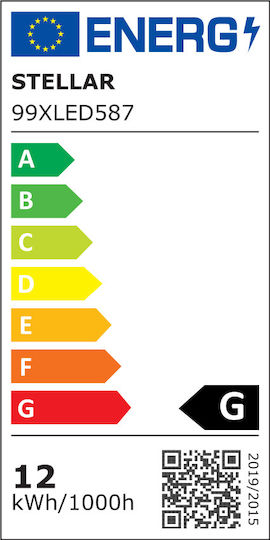 Elmark Λάμπα LED 12W για Ντουί E27 και Σχήμα A60 Θερμό Λευκό 860lm