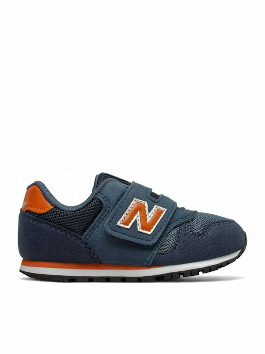 373 Kinder Sneakers mit Klettverschluss Marineblau