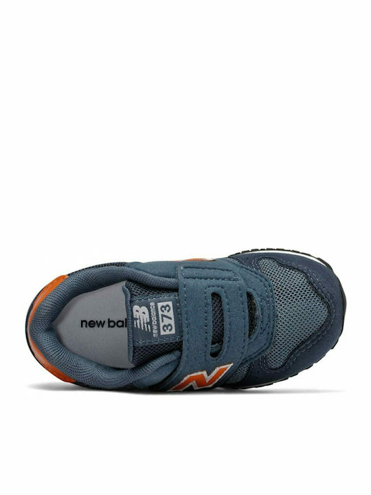 373 Kinder Sneakers mit Klettverschluss Marineblau