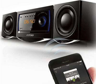 NOD Ηχοσύστημα 2 MHS-001BL 30W cu CD / Media digitale Player și Bluetooth Negru