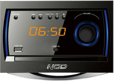 NOD Ηχοσύστημα 2 MHS-001BL 30W cu CD / Media digitale Player și Bluetooth Negru