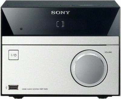 Sony Sound System 2 CMT-SBT20 12W with CD / Digital Media Player and Bluetooth Silver