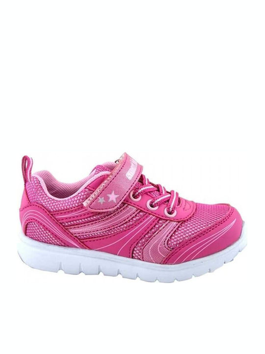 26-039 Παιδικά Sneakers με Σκρατς Φούξια
