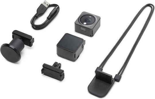 DJI Action 2 Dual-Screen Combo 32ГБ Екшън камера 4K Ultra HD с Тъчскрийн 1.76" и Wi-Fi Сив