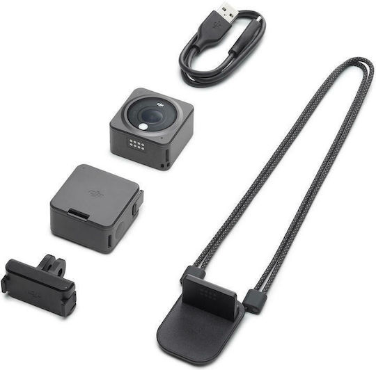 DJI Action 2 Power Combo Екшън камера 4K Ultra HD с Тъчскрийн 1.76" и Wi-Fi Сив