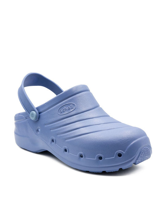 Scholl Work Light Anatomici Sabot Albastre