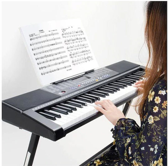 Timeless Tools Synthesizer Synthesizer 61 Keys Set με 61 Πλήκτρα Τυπικής Αφής με Σκαμπό Μαύρο