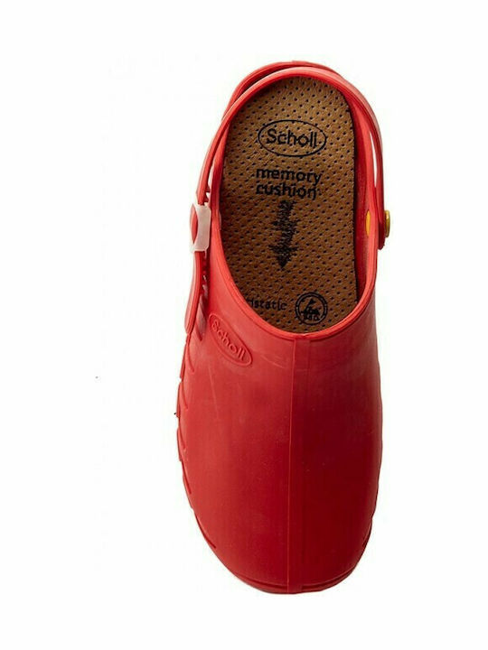 Scholl Evo Анатомични Клоги Червен