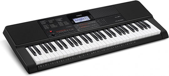 Casio Αρμόνιο CT-X700 Bundle 2 με 61 Δυναμικά Πλήκτρα Μαύρο