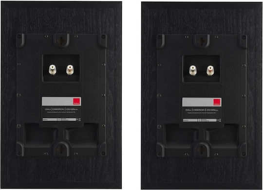 Dali Oberon On Wall Ζεύγος Ηχείων Hi-Fi Τοίχου 50W 2 Δρόμων Π24.5xΒ12xΥ38.5εκ. Μαύρο