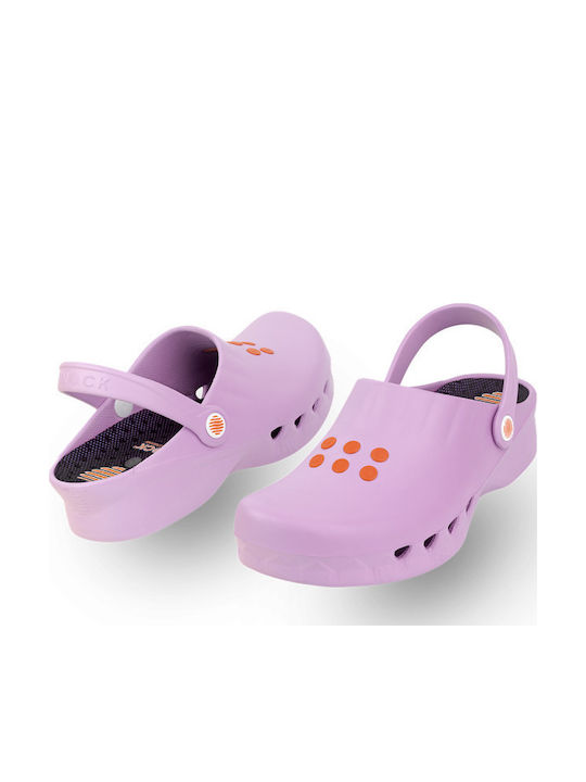 Wock Nube 03 Damen Anatomisch Holzschuhe Rosa