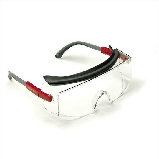 Maco Safety Glasses for Protection with Transparent Lenses 1pcs