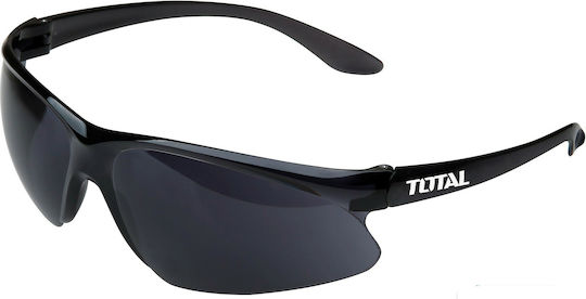 Total Safety Glasses for Protection with Black Lenses Tinted 1pcs