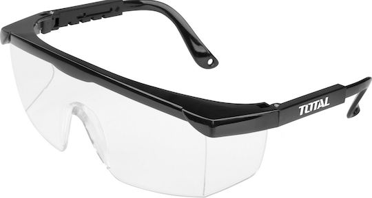 Total Safety Glasses for Protection with Transparent Lenses 1pcs