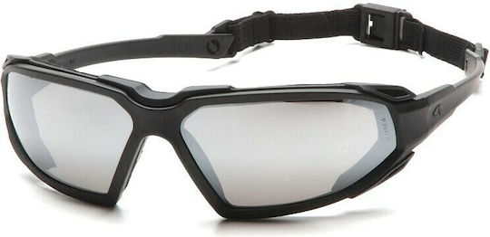 Pyramex Safety Highlander Clear Γυαλιά / Μάσκα Εργασίας για Προστασία με Διάφανους Φακούς Καθρέπτες