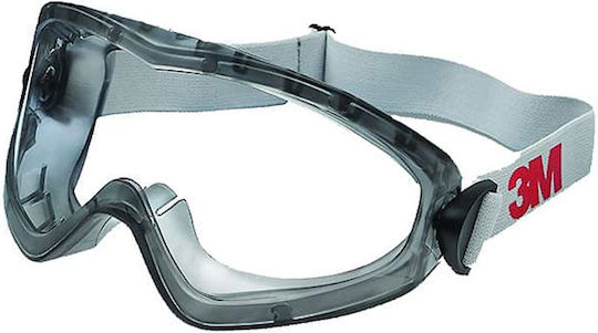 3M 2890A Safety Glasses / Work Mask for Protection with Transparent Lenses 1pcs