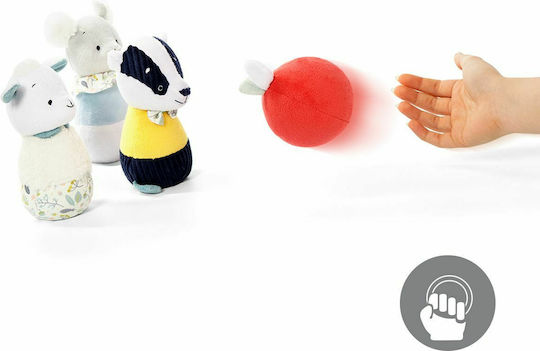 Babyono Bowling Badger Edmund Friends από Ύφασμα για 3+ Μηνών