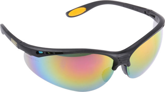 Dewalt Reinforcer Safety Glasses for Protection Mirrored 1pcs