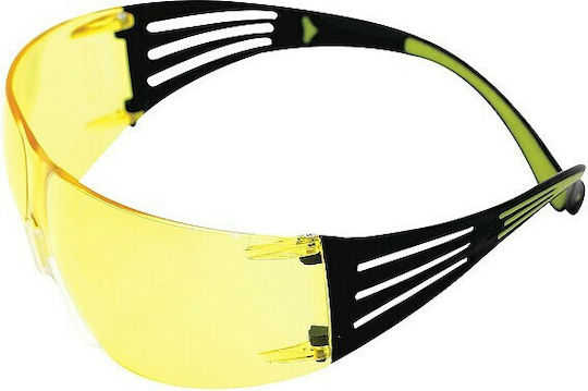 3M SecureFit 400 Γυαλιά Εργασίας για Προστασία με Κίτρινους Φακούς