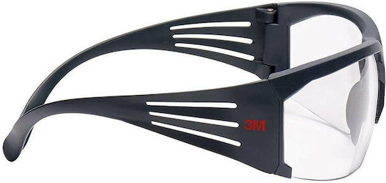 3M SecureFit 600 Γυαλιά Εργασίας για Προστασία με Διάφανους Φακούς