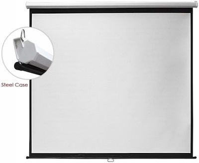 Brateck Οθόνη Προβολής Projector Τοίχου ESBB135 με Λόγο Εικόνας 1:1 240x240cm / 135"