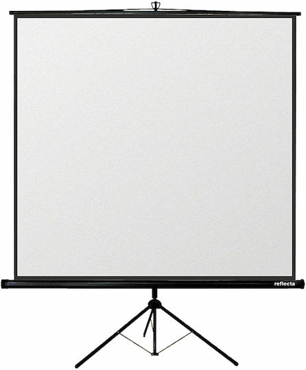 Reflecta Ecran Proiecție Projector Pardoseală Crystal Line Tripod Lux cu Format 1:1 160x160cm / 90"