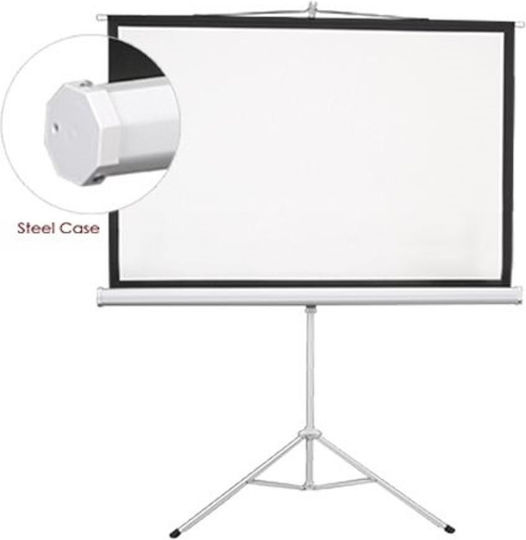 Brateck Οθόνη Προβολής Projector Δαπέδου ESDC86 με Λόγο Εικόνας 4:3 172x130cm / 86"
