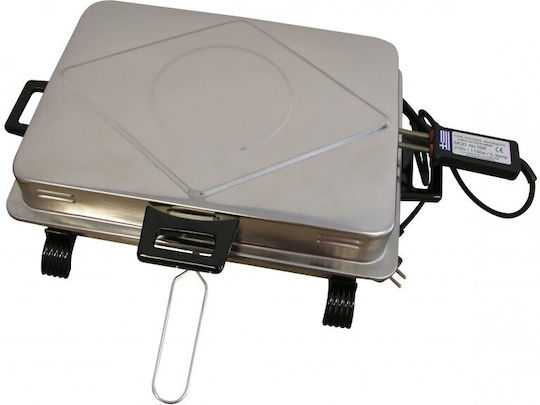 FOINIX AN-650 Tabletop Electric Grill Grill 1600W Inox with Lid 46cmx30cmcm