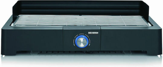 Severin Tabletop Electric Grill Grill 2200W with Adjustable Thermostat 44.5cmx26cmcm