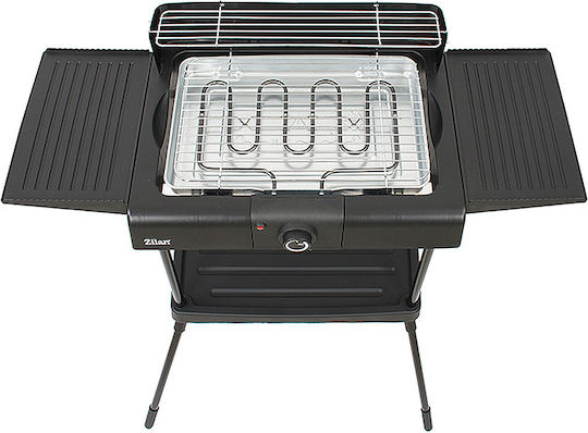 Zilan With Legs Electric Grill Grill 2400W with Adjustable Thermostat 42cmx26cmcm