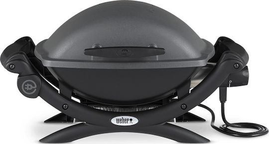 Weber Q1400 Tabletop Electric Grill Aluminium Grill 2200W with Lid and Adjustable Thermostat 43cmx32cmcm