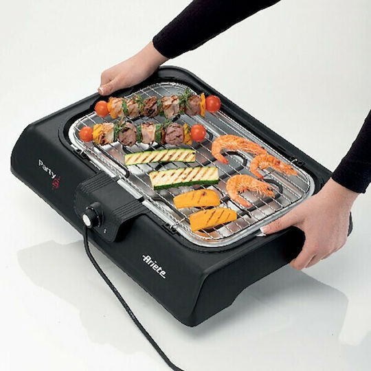 Ariete Party Tabletop Electric Grill Grill 2200W with Adjustable Thermostat 41.5cmx24cmcm